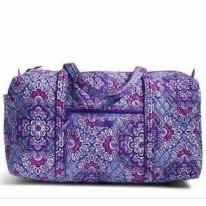 Vera Bradley Large Duffel in Lilac Tapestry